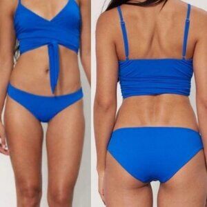 Mara Hoffman Zoa Bikini Bottoms only in Baltimora Blue